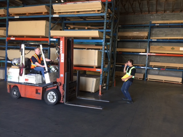 fork truck pedestrian safety