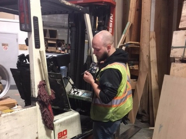 pre shit inspection - forklift operator